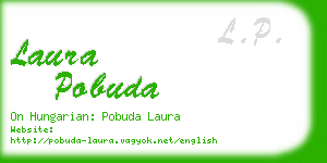 laura pobuda business card